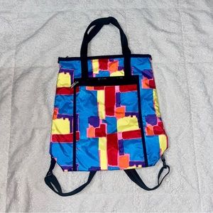 🆕 LIMITED EDITION Lesportsac Backpack 💙❤️💛🧡🖤